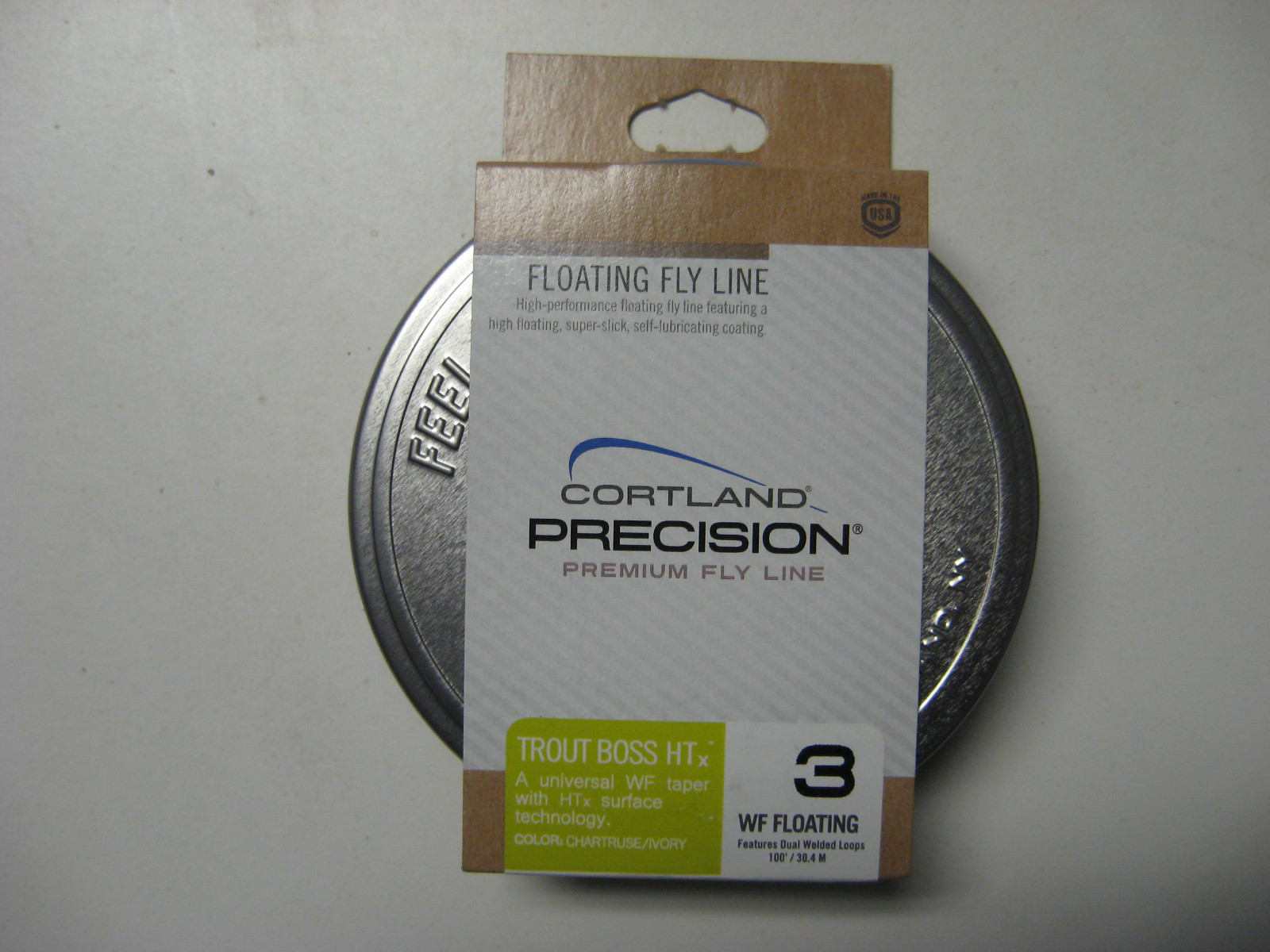 Cortland Precision SL Trout Boss HTx WF3F Fly Line NIB Cortland Precision SL Trout Boss HTx WF3F Fly Line NIB