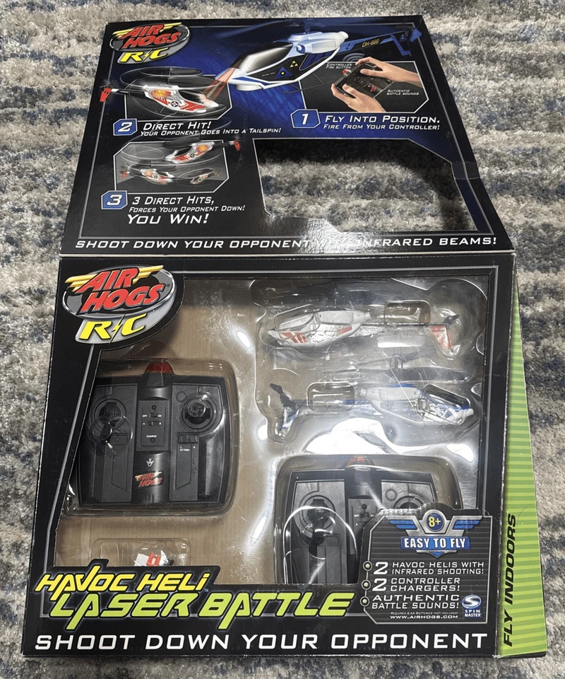 Air Hogs Havoc Heli Laser Battle  RC Helicopters 2007 Shoot your Opponent Down - Image 2 of 4