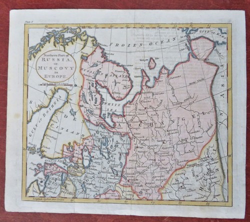 Northern Russia Novgorod Finland Arkhangelsk St. Petersburg 1798 Kitchin map - Picture 4 of 4