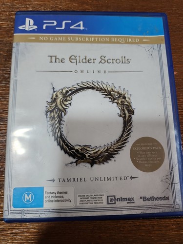 The Elder Scrolls Online: Tamriel Unlimited - Sony Playstation 4 PS4 - Complete