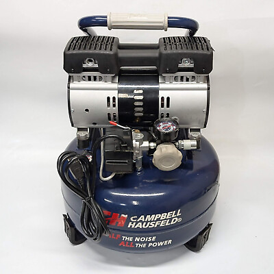#ad CAMPBELL HAUSFELD Portable 6 Gal Air Compressor QUIET 2.4CFM 90psi 120v 7A $99.95