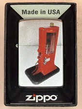 Zippo Fuel Dispenser Lighter NEW In Box Rare Fuel Station