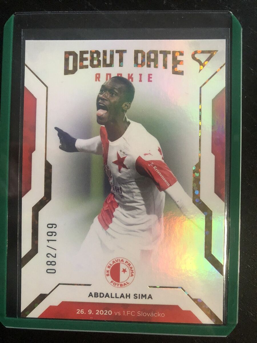 2020-21 SportZoo Abdallah Sima Debut Date Rookie, Slavia Prague,Brighton FC  /199