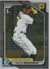 2024 Bowman Chrome Prospect #BCP-224 Bralyn Brazoban Pirates