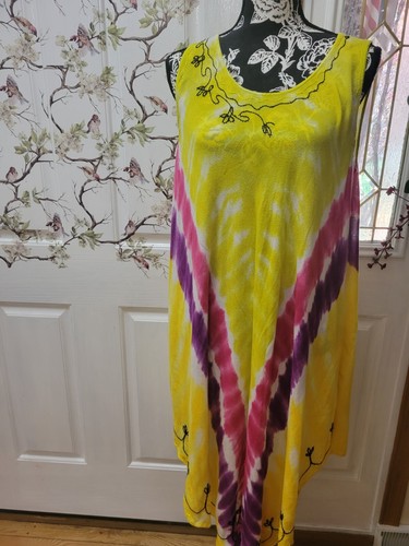 SIZE FREE SIZE CUTE OPTIONS Multi-Colored Beach Cover-up INVPV3669 - Picture 2 of 3