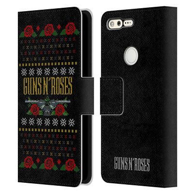 OFFIZIELLE GUNS N' ROSES WEIHNACHTEN BRIEFTASCHE HÜLLE HUELLE FÜR GOOGLE HANDYS