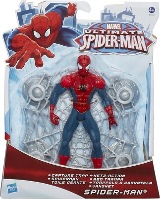 Hasbro Marvel Ultimate Spider-Man 2012 Capture Trap Spider-Man Figure 6 Inches