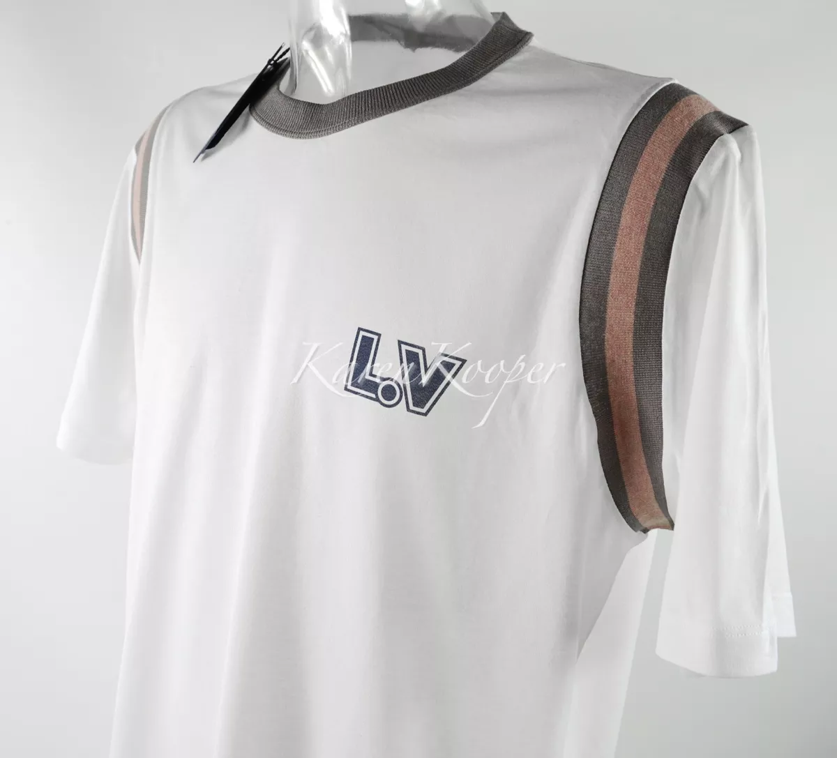 Louis Vuitton Black/Cream Monogram Cotton T-Shirt S Louis Vuitton