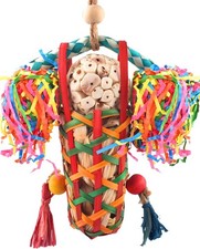 Bird Toys Parakeet Toy Cockatiel Shredding Toys Conure Foraging Sola Toys for...