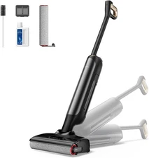 M10 Cordless Wet Dry Vacuum Cleaner 180° Lie-Flat Smart Mop Black