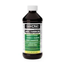 Geri-Care Guaifenesin / Dextromethorphan Cold and Cough Relief, 16-ounce Bottle