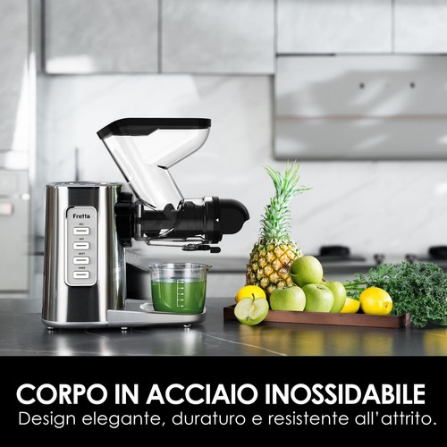 Fretta Estrattore di Succo a Freddo Lento Professionale in Acciaio Inossidabile - Foto 21 di 24