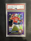 2011 Topps Chrome Tom Brady #20 Purple Refractor # /499 PSA 8 Patriots