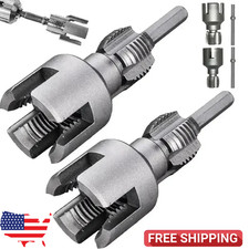 2pcs Integrated Internal  External Pipe Threading-Tool,PVC Pipe Threader Kit