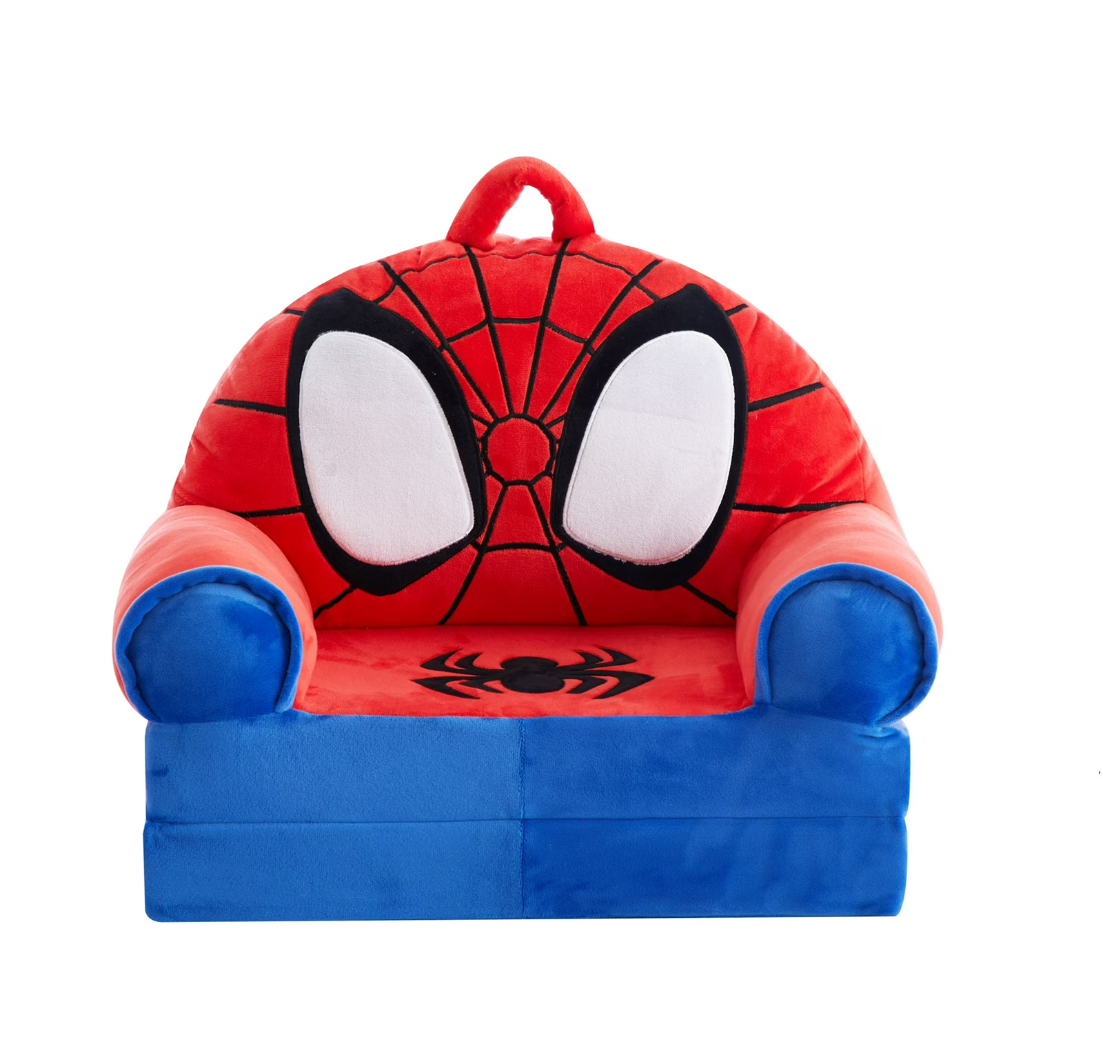 Idea Nuova Inc Marvel Spidey - Friends 2-in-1 Flip Out Kids Chair Blue and Red 7590₽