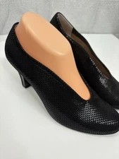 Beautifeel Calla Women’s Black Leather Shine Shoes, Size 38