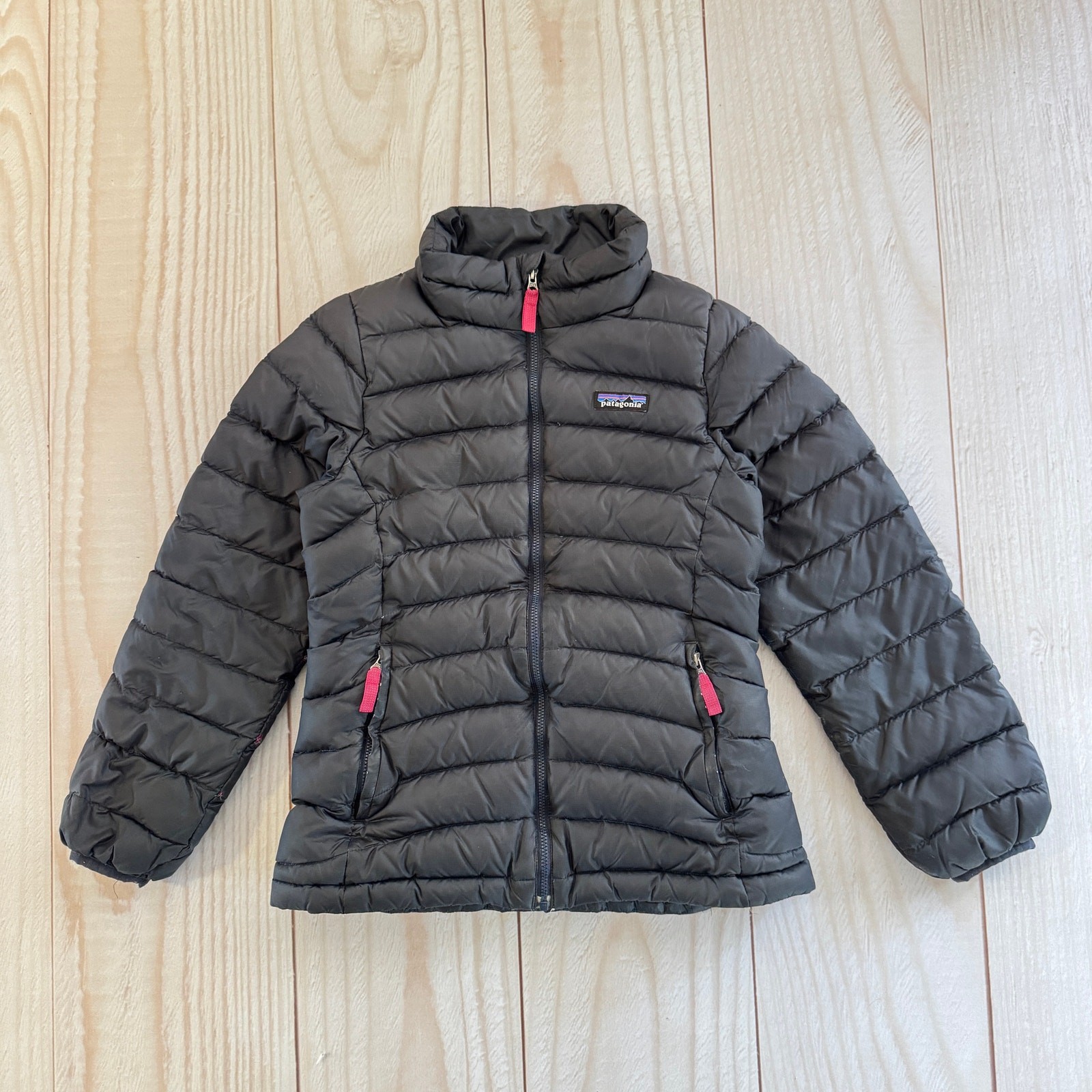 Patagonia Girls Duck Down Puffer Jacket Navy