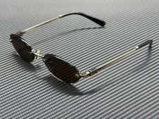 MIU MIU MU A54S 26C09Z Old Gold Dark Brown Women's 51 mm Sunglasses