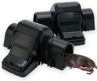 Rat Traps Indoor and Outdoor - Dual-Entry Large Rat Trap Outdoor and Indoor for