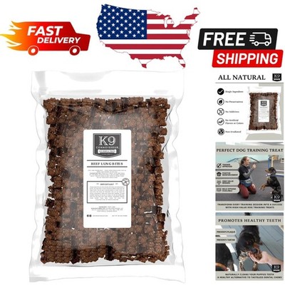 Bulk 2.5 Lbs Beef Lung Dog Treats - Low-Calorie, Grain Free & Without Fillers