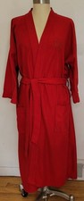 Vintage Mens Knightsbridge Belted Robe Size 36-46 Comfort Cozy Red