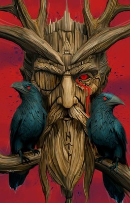 Odin #1 Sheldon Bueckert Red Variant Cover (B) Mad Cave Studios LTD 500