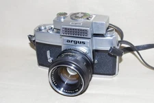 Argus First SLR, '62 or '63, Argus-Sekor Bayonet Mount Lens, Functional Meter