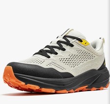 Men's Wide Trail Running Shoes  Lightweight Cushioned Arch Support Walking Snea