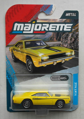 Majorette Vintage Premium Cars Dodge Charger R/T gelb Neu/OVP Oldtimer Auto Car