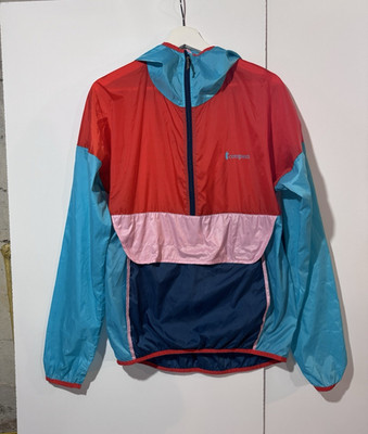 Cotopaxi Teca Technical Windbreaker Women s M Hooded Full Zip Colorblock