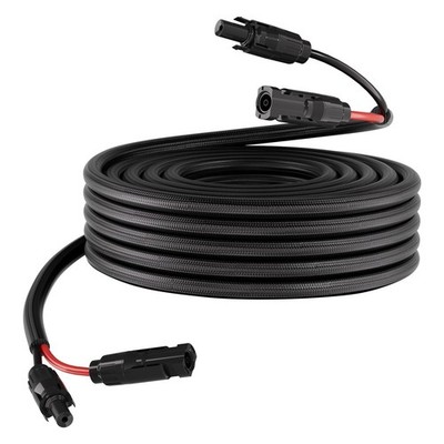 Uimoso 30FT Solar Panel Extension Cable 10AWG Wire Flame-Resistant Connectors