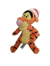 Tigger 8" Bean Bag Plush Mattel Disney Christmas Santa Hat Winnie The Pooh