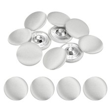 Cover Button Kits 10pcs - Fabric Button Maker Covered - Ivory Yellow - 1 IN 