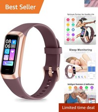 Fitness Tracker with 24/7 Heart Rate, Blood Oxygen Blood Pressure Sleep Monit...