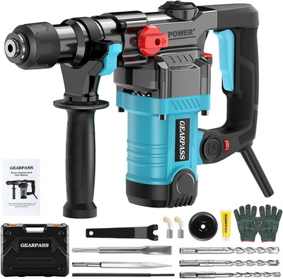 1-1/4'' SDS-Plus Heavy Duty Rotary Hammer Drill with Vibration Control & Clutch