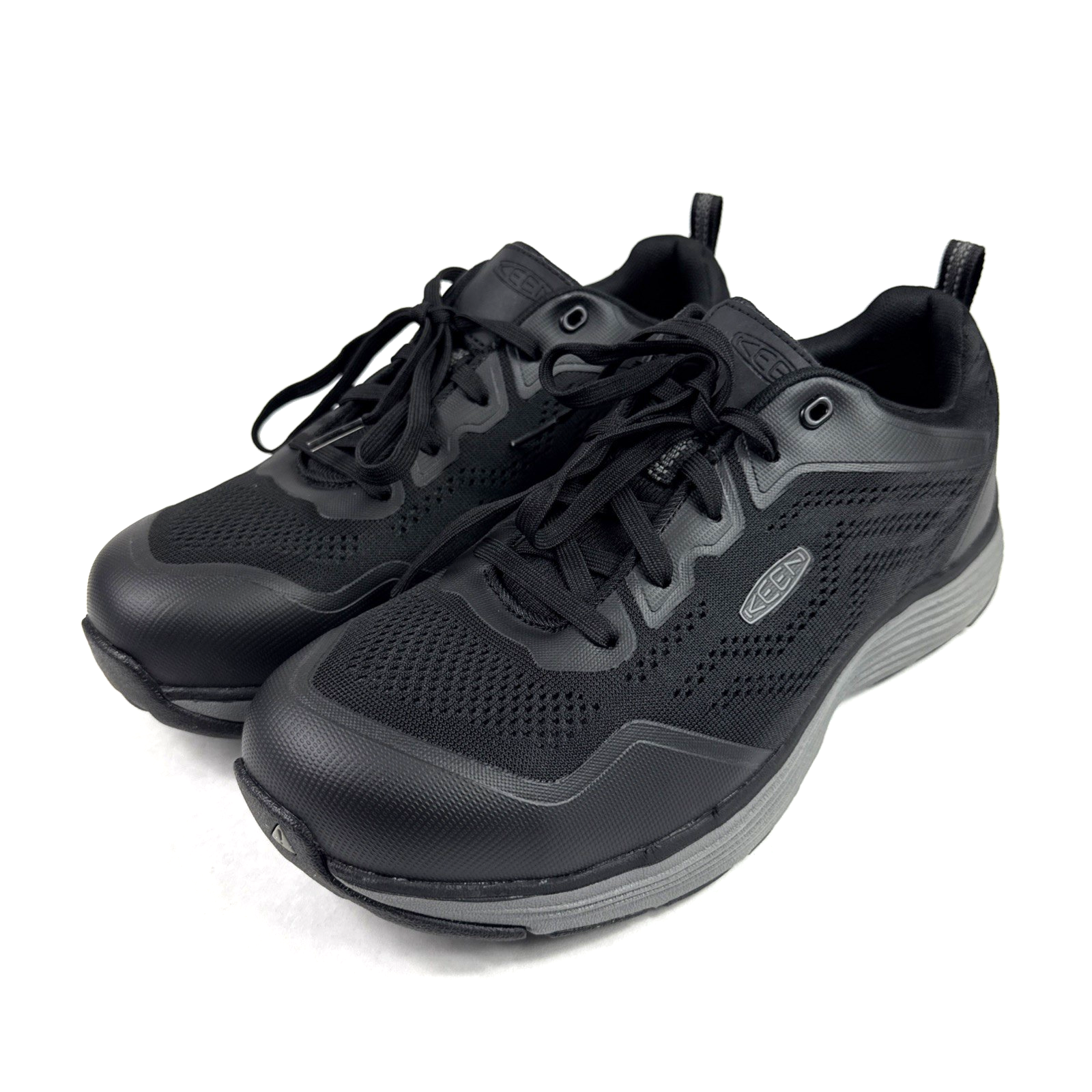Scarpe da lavoro Keen Sparta 2 EH US donna 11W uomo 9 5 punta alluminio nero grigio NOB