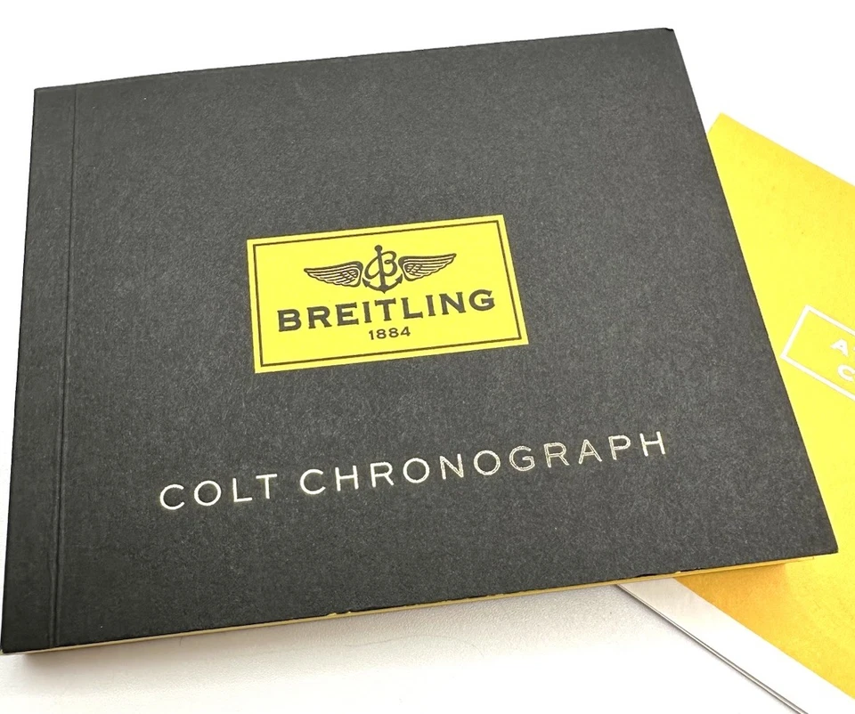 Б/у подлинный хронограф Breitling Colt ссылка 6127897 руководство книга сертификат - Изображение 2 из 4