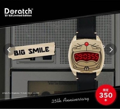 Doraemon Watch Dratch '21 -'22 Limited to 350 bottles (BIG SMILE) USED 2602TY