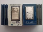 Pamp Suisse 25 x 1oz case sealed Lady Fortuna silver bars 0.999 purity Swiss
