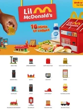 McDonald's Happy Meal Toys 2025 AUS Lil McDonalds Little Miniature Kids - Pick