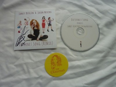 Janet Devlin & Jason Nevins Outernet Song (Remix) 1 track CD single signed