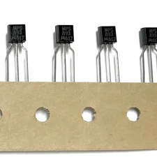 (PKG of 10) MPSA93 PNP BJT High Voltage Transistors, 200V 0.5A, TO-92, Motorola