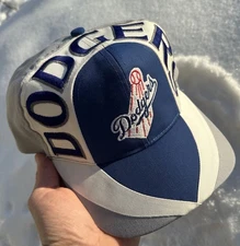 Vintage Los Angeles Dodgers Twins Enterprise Vortex SnapBack NWOT MLB 90s Rare