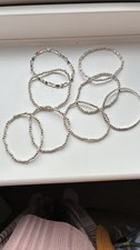 8 Piece Silver Braclet Set From Marks And Spencer