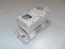 Vintage Edelbrock Sb Chevy Tunnel Ram 2x4 Intake Manifold Tr1 Bread Box Rat Rod