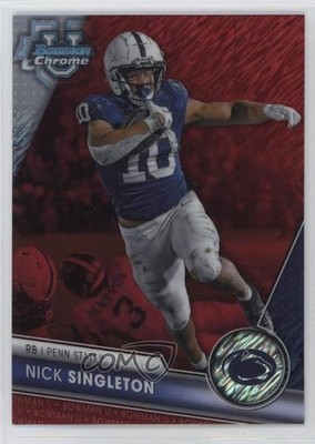 2023 Bowman U Chrome Red Shimmer Refractor 2/10 Nicholas Singleton Nick 0y2q