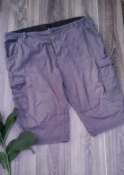 Men American Vintage Shorts Grey Cotton 42 / 3XL /
