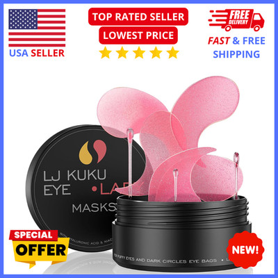 Gold Hydrogel Eye Patches for Dark Circles & Puffiness 60pcs Hydrating Mask