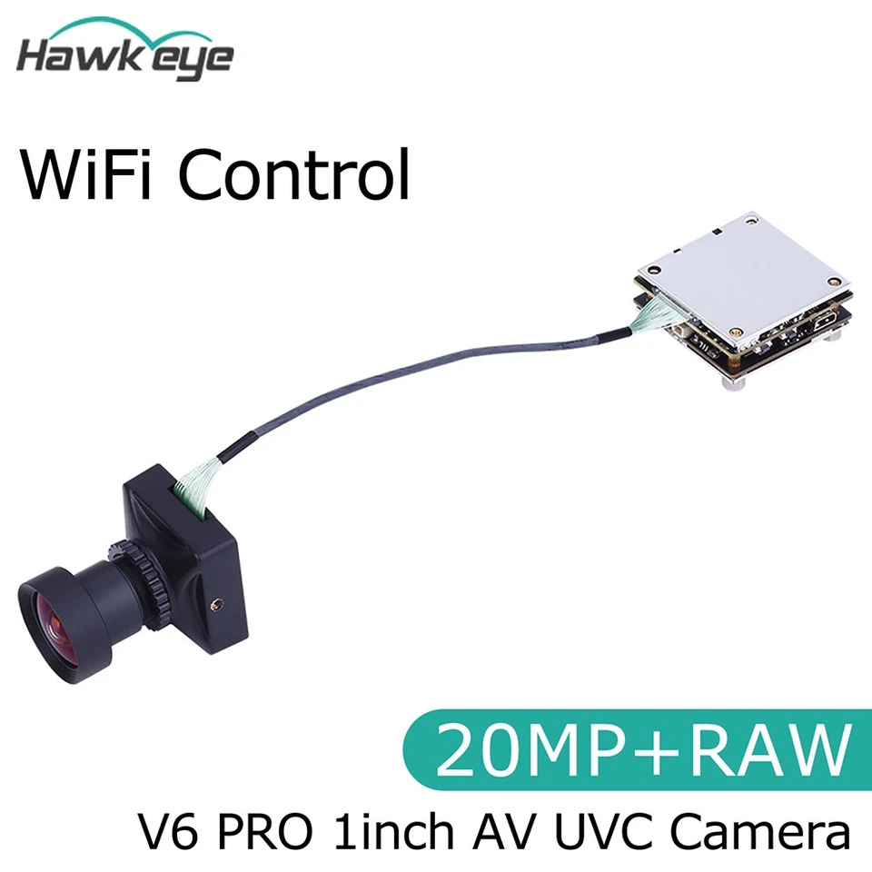 Hawkeye V6 PRO 6K Sony Recorder Camera WiFi control DC 7-26V 8X Digital zoom - Image 3 of 4