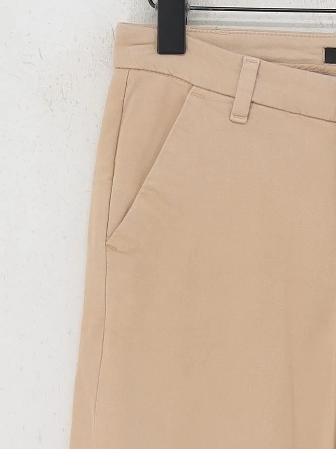 For All Mankind Women's Trousers W 25 in Brown Cotton with Elastane, Rayon Chino - Image 4 of 4